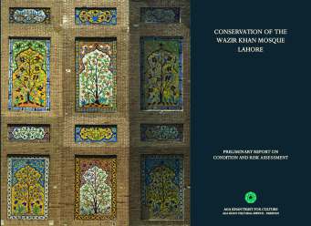 AKTC's assessment of the organisational, technical, and financial requirements for the conservation of the mosque. (Photo: Archnet)