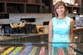 Annie Rupani combines spices and exotic flavors into her chocolate creations at Cacao & Cardamom. Photo by Molly Dunn