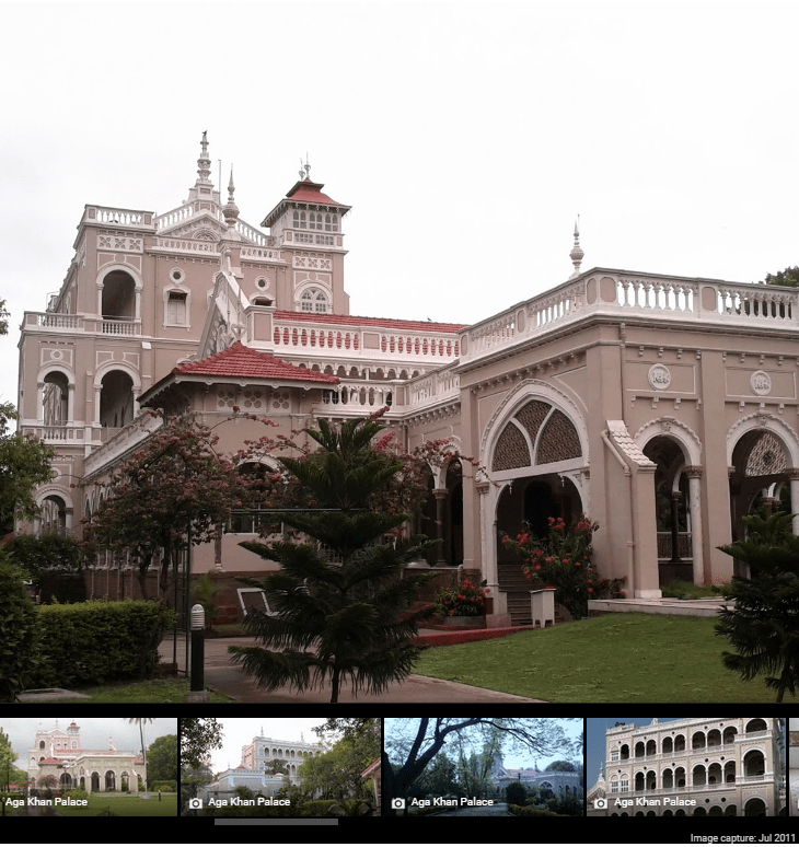 Google marks India’s Independence day with virtual tour - Aga Khan Palace