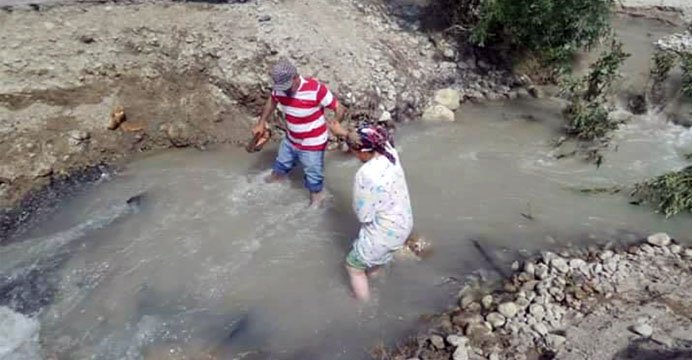 Ice melt triggers tajikistan flooding & displacement