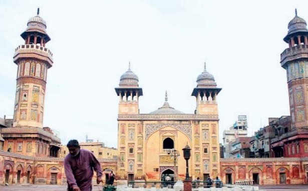 A view of the Wazir Khan Mosque. PHOTO FILE: ABID NAWAZ/EXPRESS