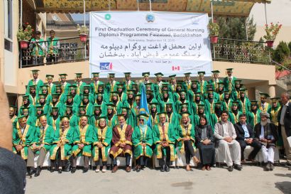 Aga Khan University’s Programmes in Afghanistan: First Class of Nurses Graduates in Faizabad
