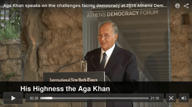 Video: Challenges facing democracy linked to quality of life, says Mawlana Hazar Imam | The Ismaili