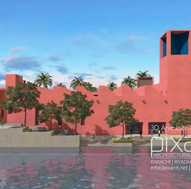 Virtual walkthrough of Aga Khan University’s proposed Faculty of Arts and Science, Pakistan