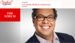 Calgary Mayor Naheed Nenshi delivers the 13th LaFontaine-Baldwin Symposium keynote on citizenship and the importance of inclusion alongside Adrienne Clarkson and John Ralston Saul