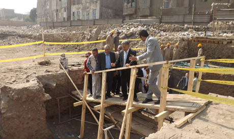 Original Fatimid wall possibly uncovered in Old Cairo's Gamaliya