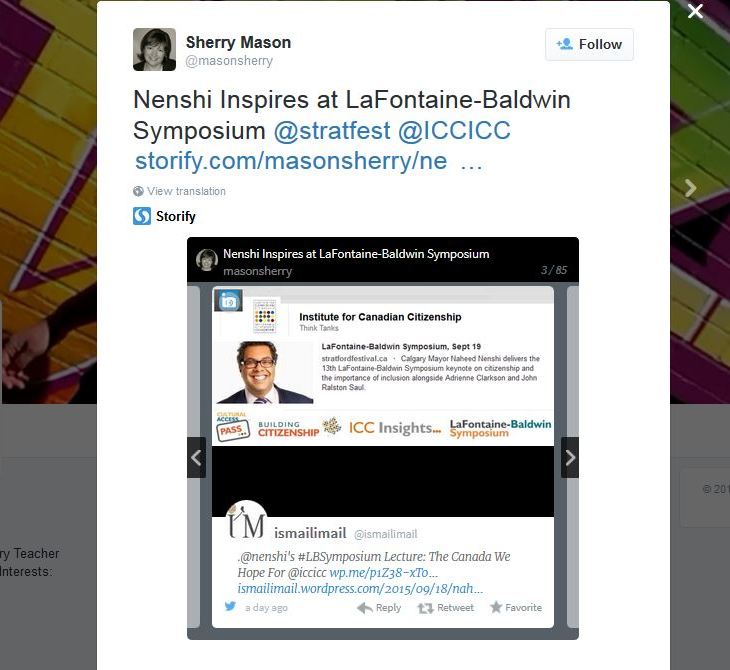 Sherry Mason - Nenshi Inspires at LaFontaine-Baldwin Symposium