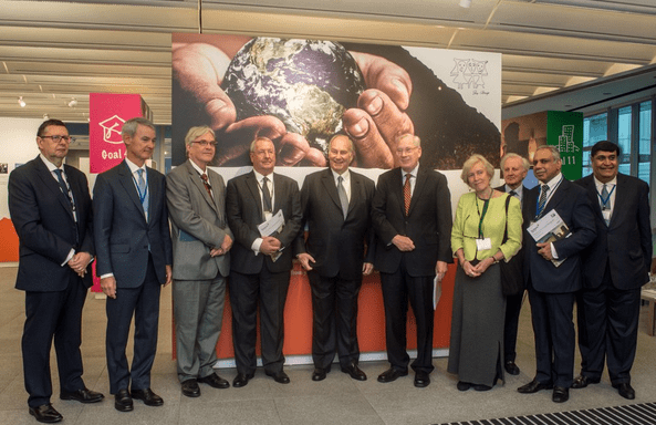 ICOMOS - HRH Duke of Gloucester and HH Aga Khan - Arup UKMEA Tweet