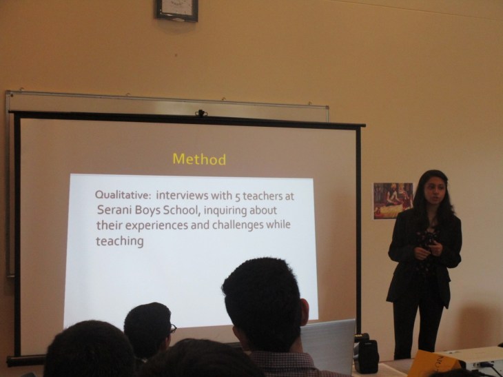 Capstone presentation. ©Inaara Shakur Jamal