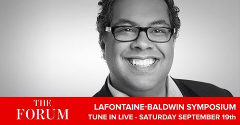 Mayor Naheed Nenshi, winner of the World Mayor Award and guest Lecturer of the 2015 LaFontaine-Baldwin Symposium. (image via Stratford Festival)