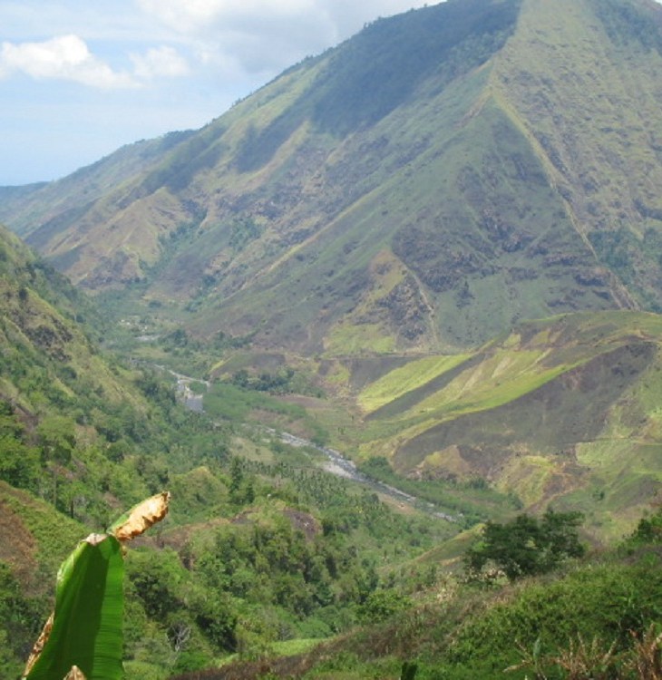 The mountains of Misamis Oriental.