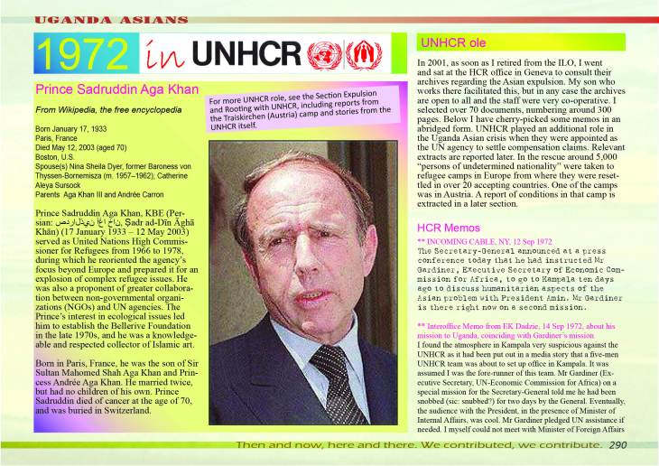 UNHCR - Prince Sadruddin Aga Khan