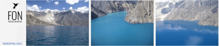 Lake Sarez, Tajikistan. Images from Prince Hussain's Focused on Nature Collection.