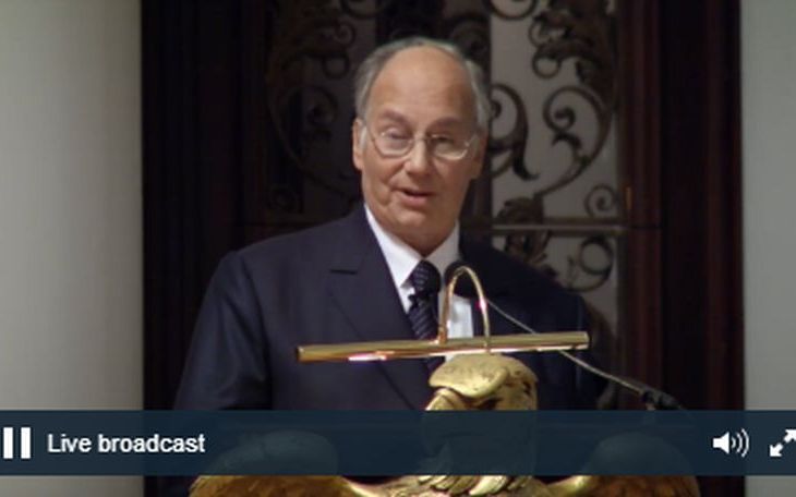 Mawlana Hazar Imam at Harvard