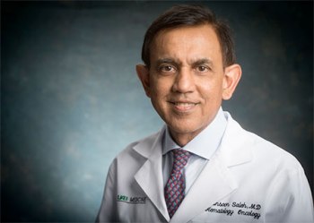 Principal investigator Dr. Mansoor Saleh, M.D., professor in the Division of Hematology/Oncology, Department of Medicine, and director of the UAB Phase 1 Clinical Trials Program. (Image via UAB)