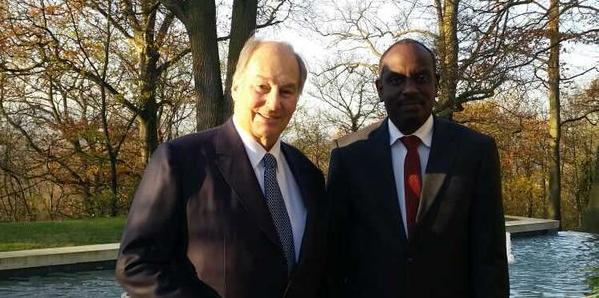 His Highness the Aga Khan meets Dr. Richard Sezibera, Secretary General, East African Community