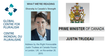 Enlightened Diplomacy: “Diversity is Canada’s Strength” - Address by the Right Honourable Justin Trudeau, Prime Minister of Canada