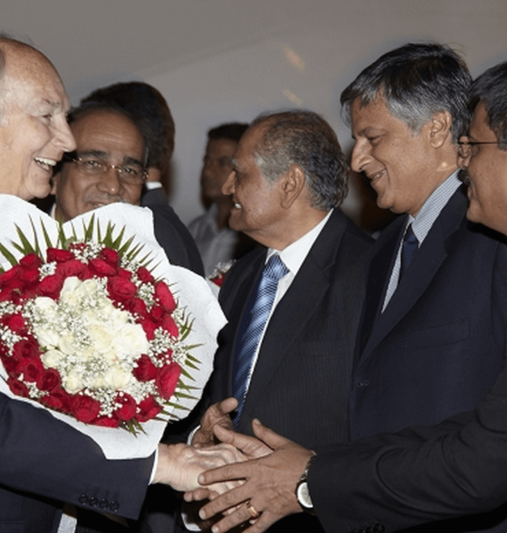 Earlier in 2015: His Highness the Aga Khan's visit to India