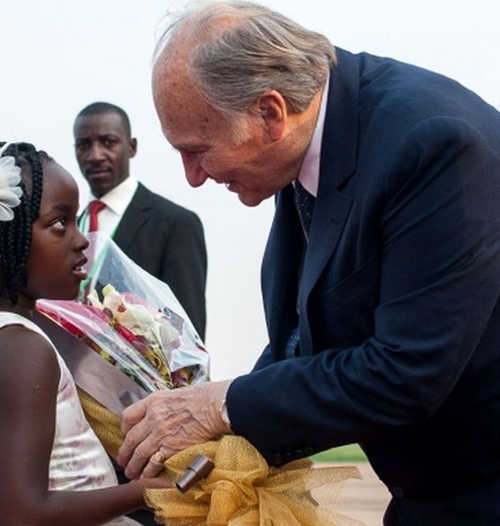 His Highness the Aga Khan in Uganda ahead of hospital announcement