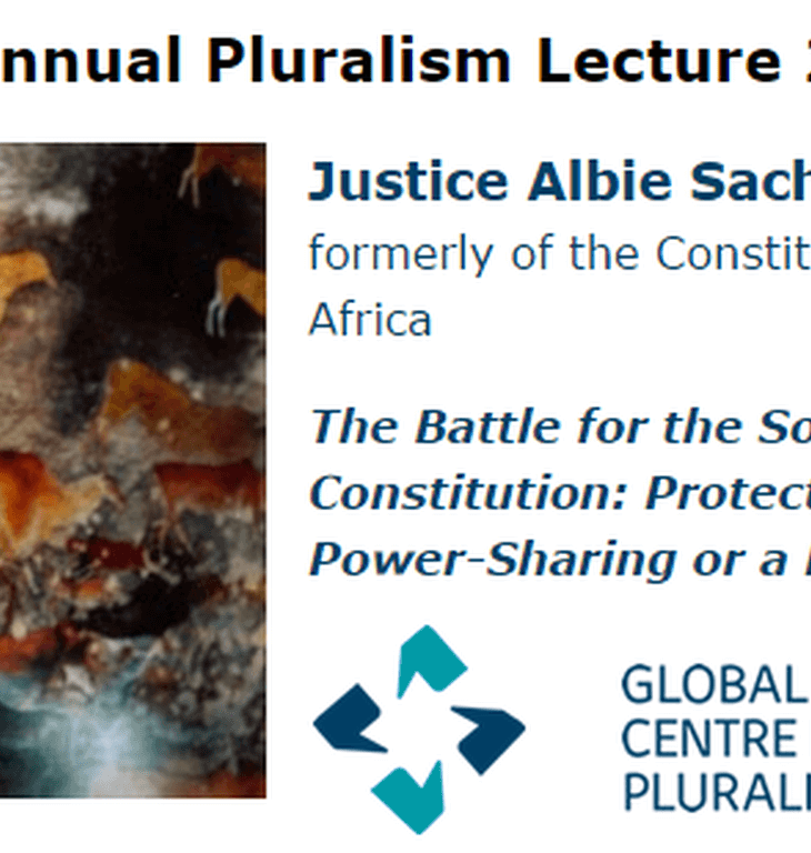 Justice Albie Sachs of South Africa to deliver 2016 Annual Pluralism Lecture