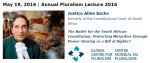 Justice Albie Sachs of South Africa to deliver 2016 Annual Pluralism Lecture