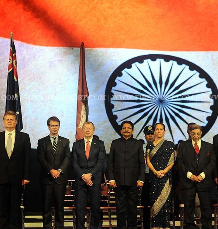 The Asian Racing Federation launched the 36th edition of the Asian Racing Conference at NSCI Stadium, Worli. Maharashtra Governor Dr Vidyasagar Rao attended the event. (Photo: Firstpost/Sachin Gokhale)