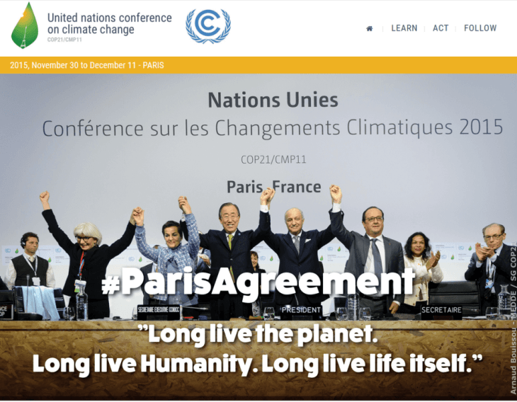 AKU at "Summit of Conscience for the Climate," precursor to UN's Convention on Climate Change (COP21)