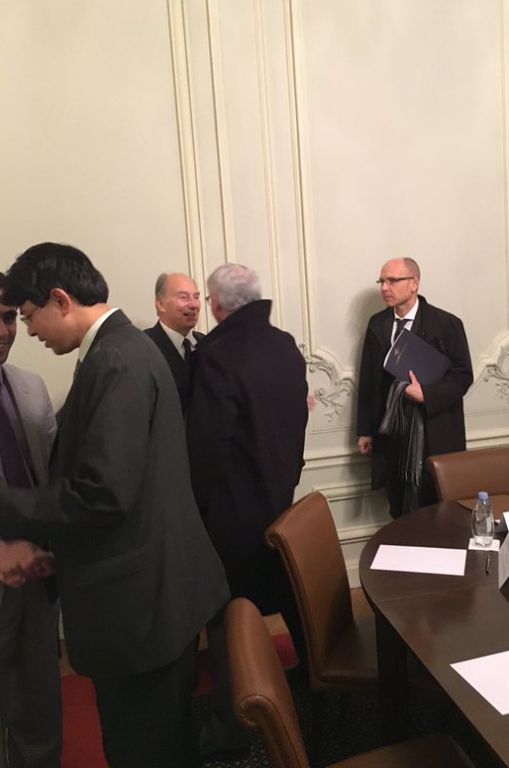 His Highness Prince Karim Aga Khan hosts ADI board meeting in Paris