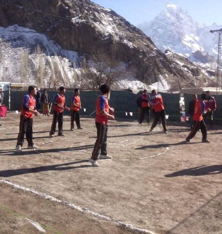 Organized by Ismaili Boys Scout Association Gojal, M. Ishaq Memorial volley ball tournament held at Nazimabad, Sost