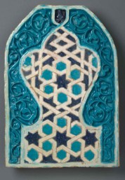 Tile, Central Asia, 14th century. Aga Khan Museum