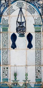 Mihrab panel, 1574, Syria. Aga Khan Museum