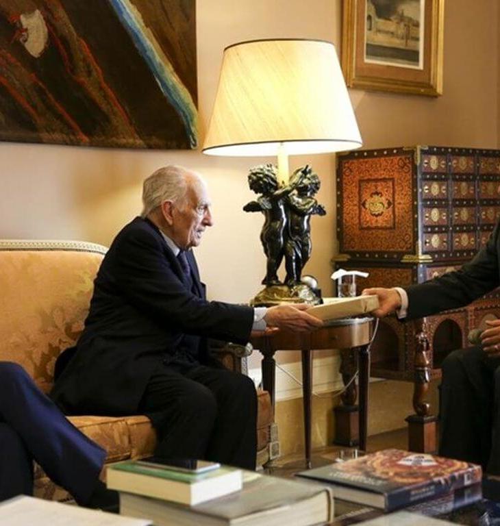 AKDN Resident Representative, Nazim Ahmad thanks Portugal's President Cavaco for supporting Ismaili Imamat's work for over 3 decades