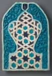 Timurid art is distinguished by the rich turquoise tiles