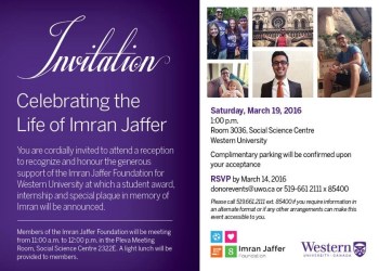 Imran Jaffer Memorial Reception