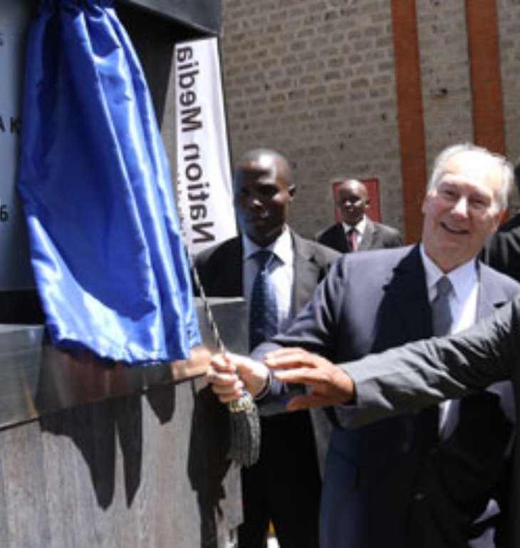 His Highness the Aga Khan launches new 'Nation' press | Daily Nation