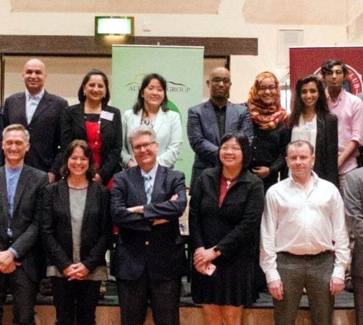 At the Ismaili Center, Dubai - Harvard Club UAE Book Talk moderated by Sajida H. Shroff, CEO, Altamont Group