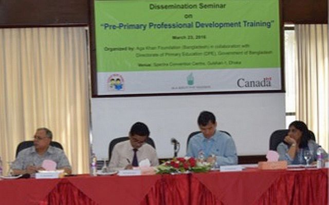 Aga Khan Foundation trains pre-primary teachers in Dhaka, Bangladesh