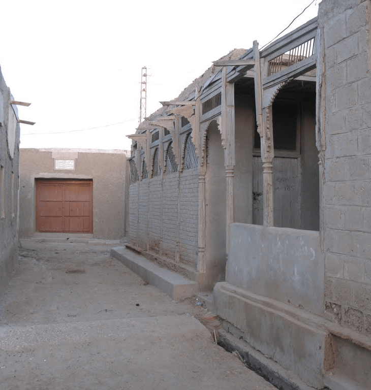 Entrance to Jhirk Palace