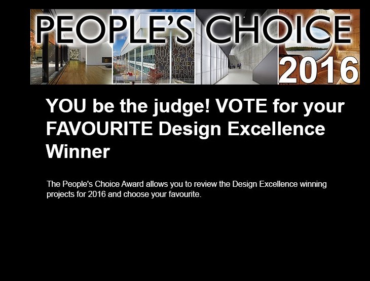 Ontario Association of Architects - 2016 People's Choice Award: Vote for your favorite project!