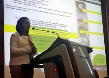 Sajida H. Shroff, CEO Altamont Group, Discusses Knowledge Development Opportunities at Arab Open University, Kuwait