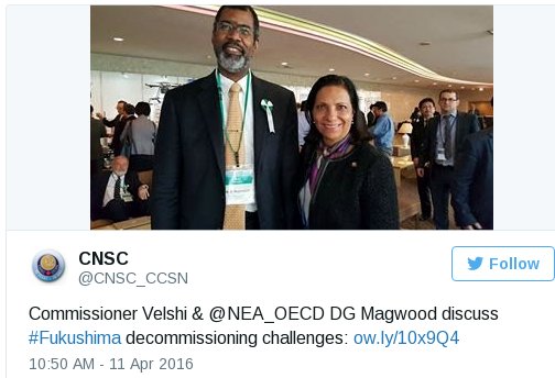 Rumina Velshi: 1st International Forum on the Decommissioning of the Fukushima Nuclear Power