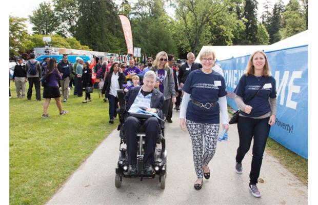 Hundreds of people participate in the World Partnership Walk presented by the Aga Khan Foundation at Stanley Park, in Vancouver, BC., May 29, 2016.