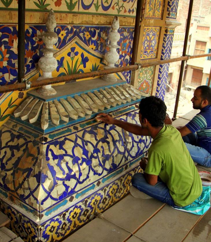 Conservation of Wazir Khan Masjid begins in Lahore
