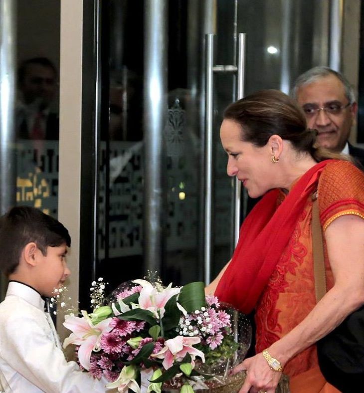 Princess Zahra and Prince Rahim Aga Khan arrive in Pakistan, visit Gilgit Medical Complex