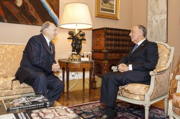 Photos: President of the Portuguese Republic receives His Highness the Aga Khan at Belém Palace