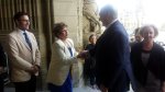 MP Yasmin Rattansi welcomes His Highness the Aga Khan to Parliament Hill