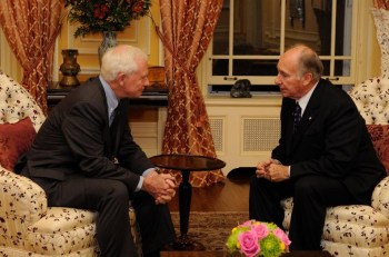 His Highness the Aga Khan meeting with the Right Honourable David Johnston, Governor General of Canada, October 7, 2010. (Image credit: Governor General’s website)