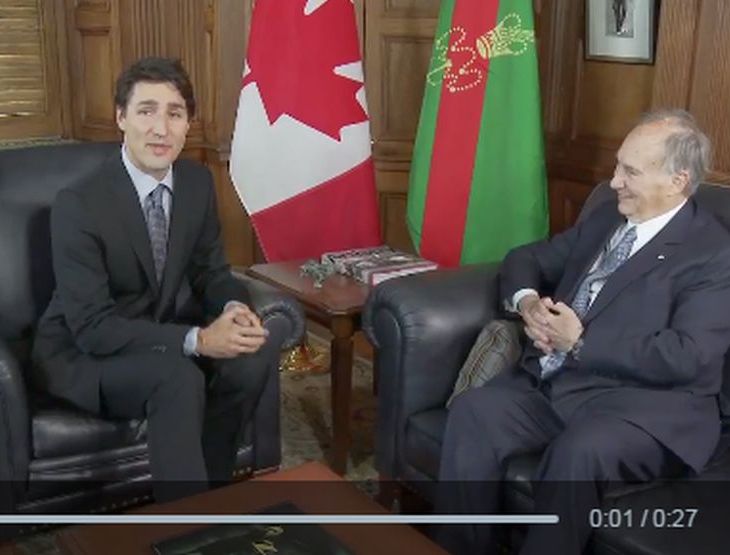 Video: Canadian Prime Minister, Justin Trudeau welcomes His Highness the Aga Khan