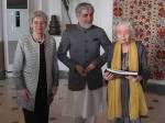 UNESCO Director-General Irina Bokova, Chief Executive of Afghanistan, Dr. Abdullah Abdullah, and the Director of the Afghanistan Center at Kabul University, Nancy Dupree. (Image credit: UNESCO)