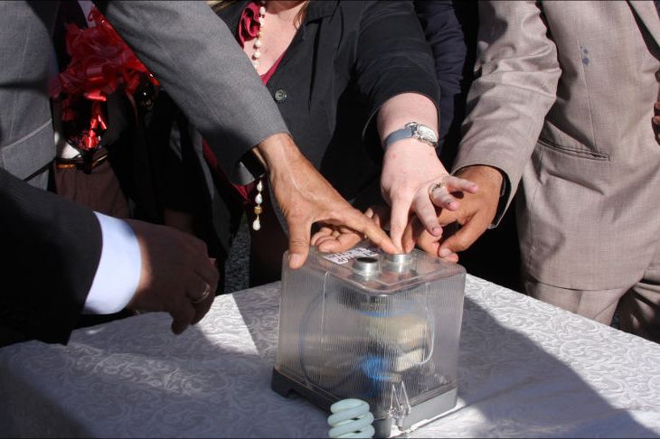 Tajikistan, Afghanistan Pamiri Villages Joined by Power Line